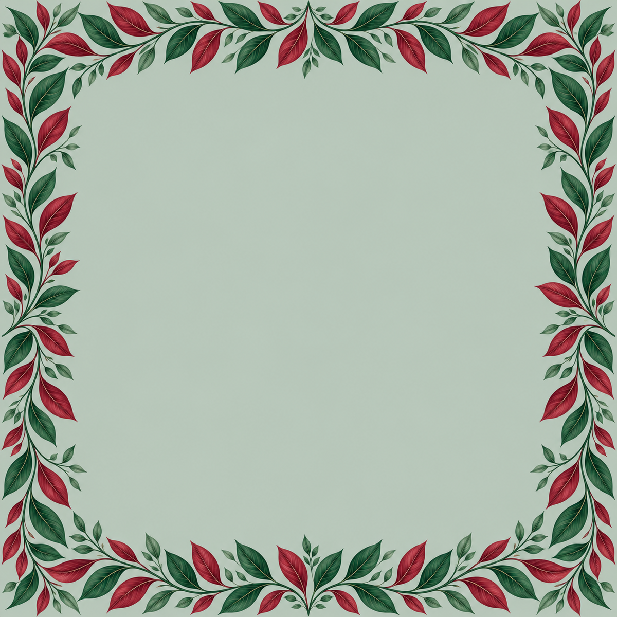 Forest Ruby Celebration Frame square mahjong mat surface artwork