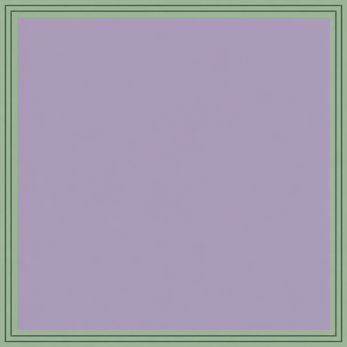 Lilac Sage Double Keyline square mahjong mat surface artwork