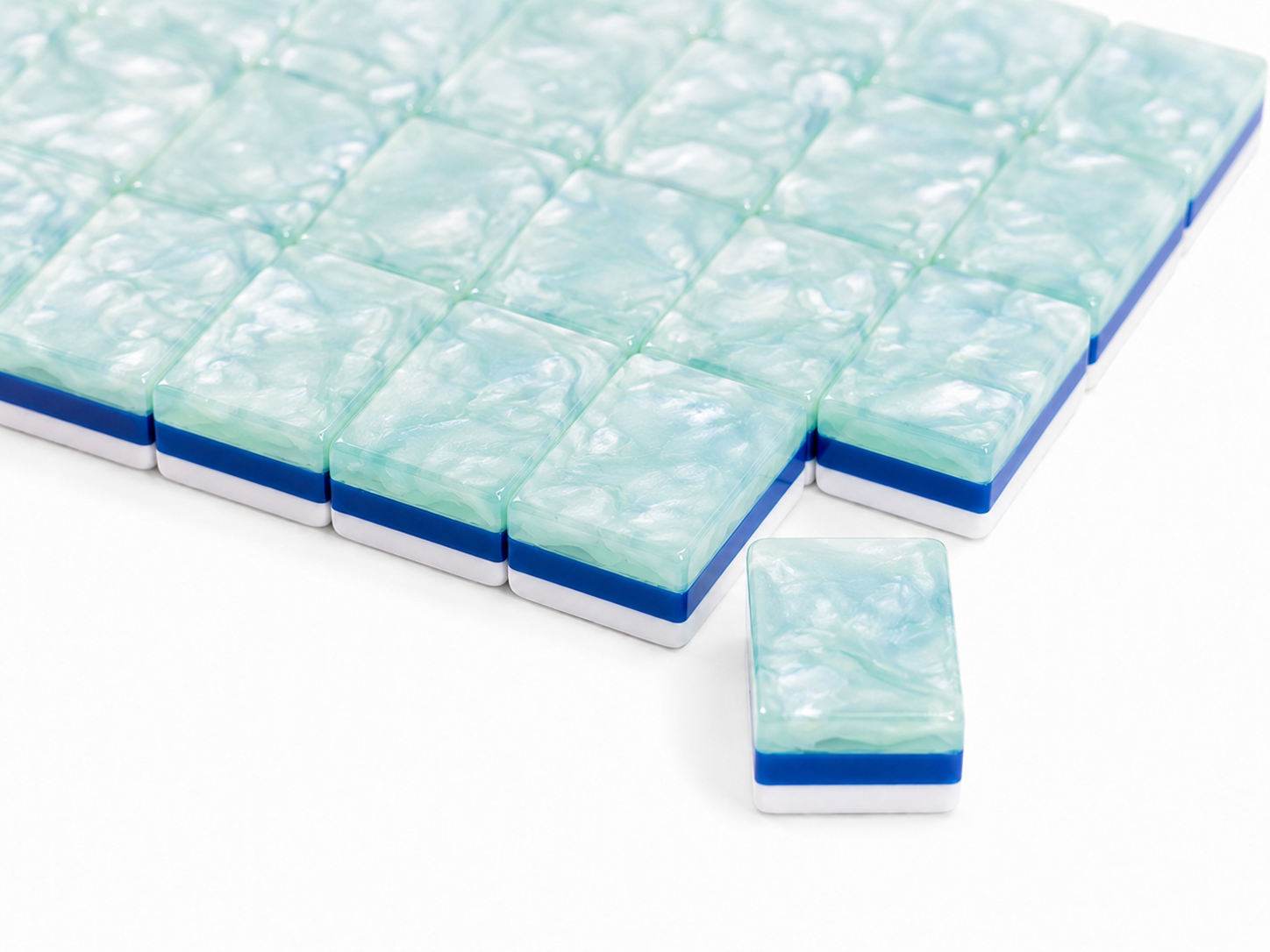 Jade Current pale jade pearlescent tile backs #Back Color_Jade Current